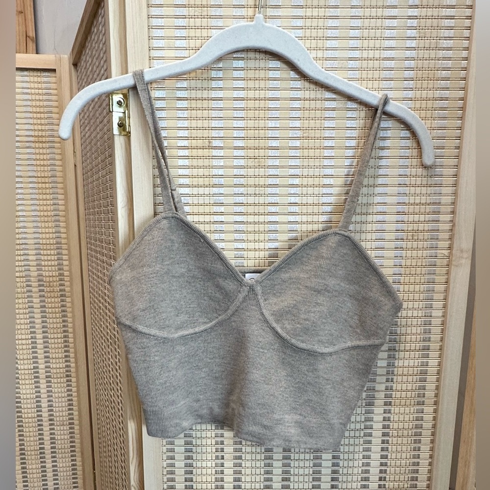 The drop Catalina sweater bralette